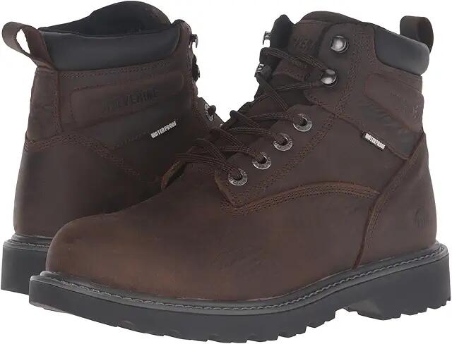 Wolverine Floorhand Steel Toe (Dark Brown) Men's Work Boots Cover