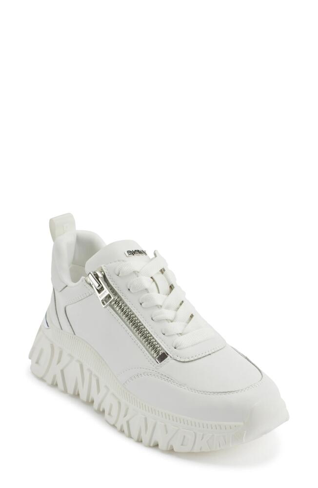 DKNY Lakelyn Platform Sneaker in White Cover