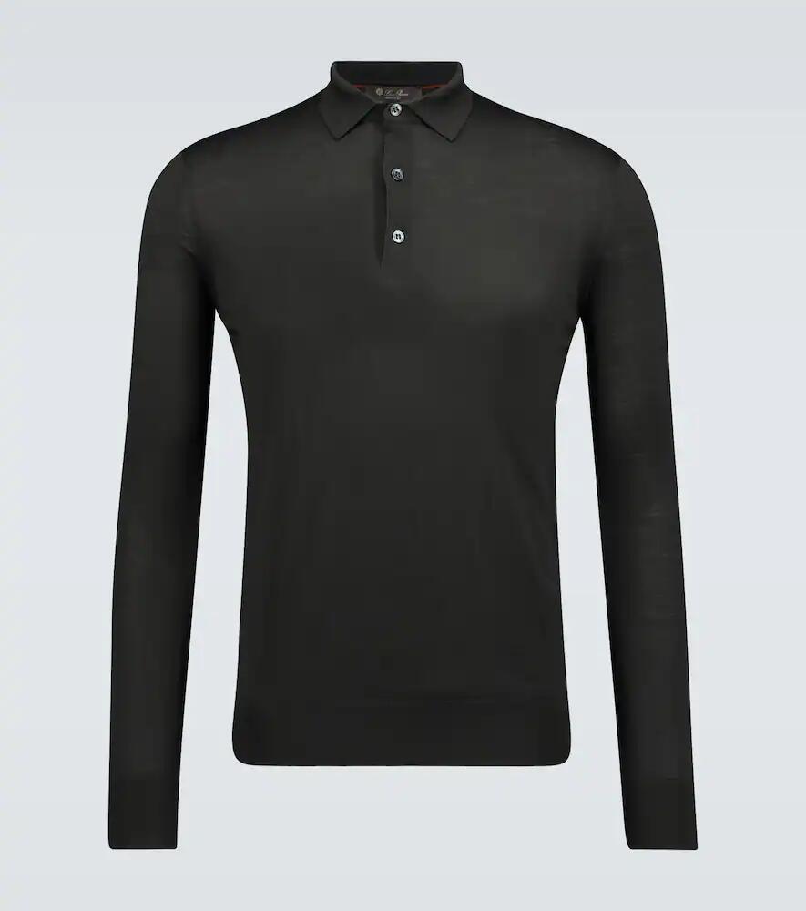 Loro Piana Ml long-sleeved wool polo shirt Cover