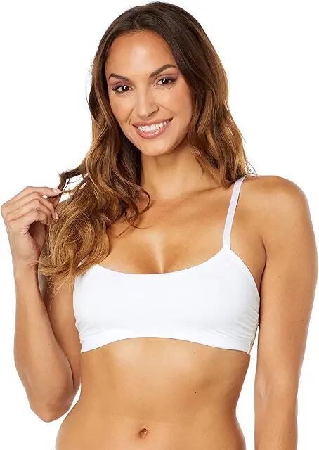 Commando Butter Lace Racerback Bralette GEO501 (White) Women's Lingerie Cover