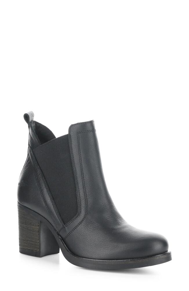 Bos. & Co. Bellini Waterproof Chelsea Boot in Black Feel/Elastic Cover