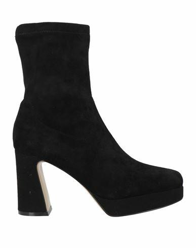 Emanuélle Vee Woman Ankle boots Black Textile fibers Cover