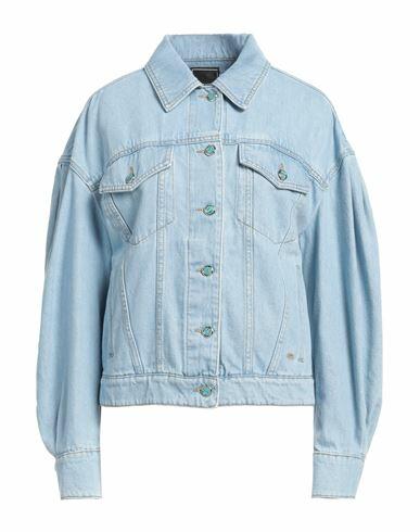 Jacob Cohёn Woman Denim outerwear Blue Cotton Cover