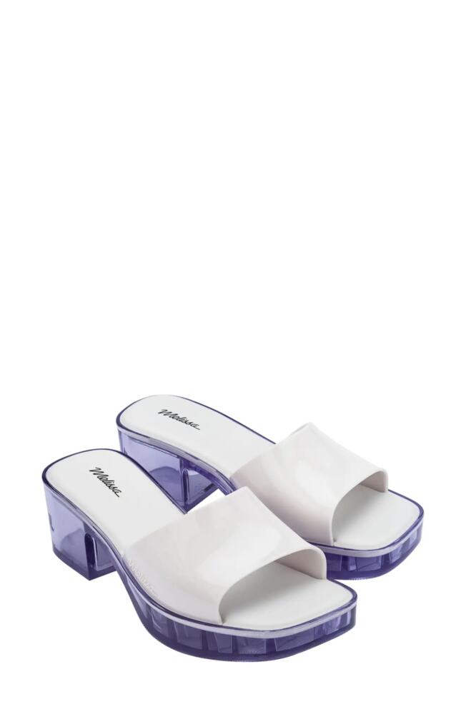 Melissa Shape Sandal in White/Clear Cover