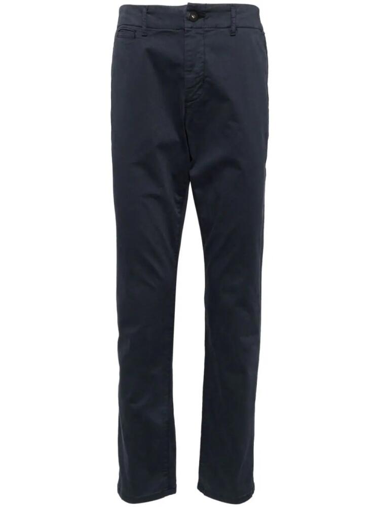 PAIGE Danford slim-cut chino trousers - Blue Cover