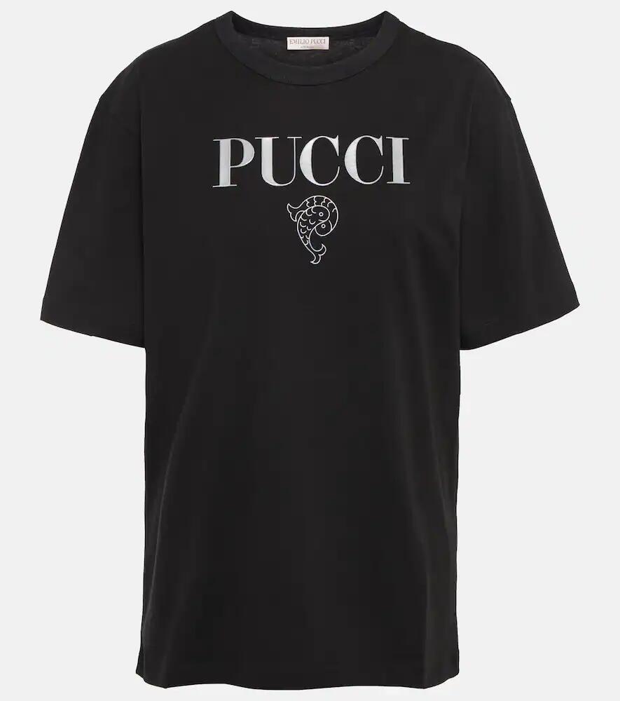 Pucci Logo cotton jersey T-shirt Cover