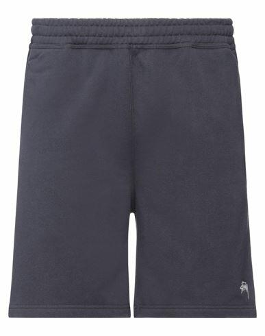 Stussy Man Shorts & Bermuda Shorts Navy blue Cotton, Polyester Cover