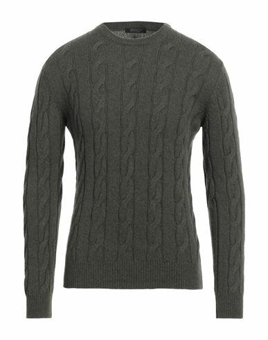 Aragona Man Sweater Military green Cashmere Cover