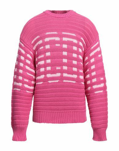 Gcds Man Sweater Fuchsia Cotton Cover