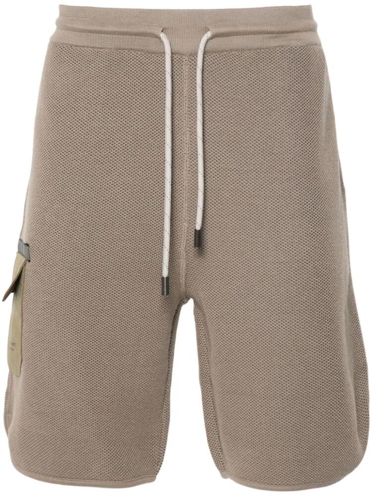 Sease honeycomb-knit shorts - Neutrals Cover