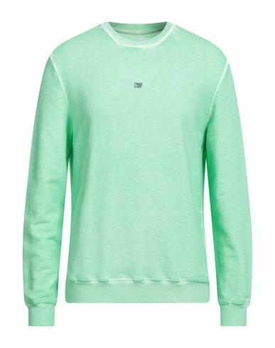 Pmds Premium Mood Denim Superior Man Sweatshirt Light green Cotton Cover