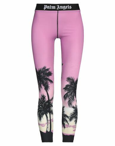 Palm Angels Woman Leggings Pink Polyester, Elastane, Polyamide Cover