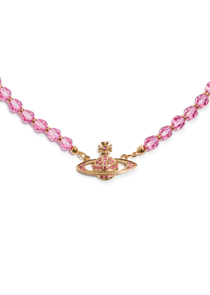 Vivienne Westwood Messaline orb Beaded Choker - Pink Cover