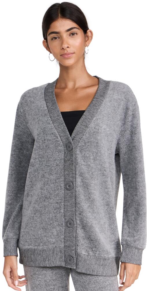 Z Supply Pamelia Cardigan Charcoal Heather Cover