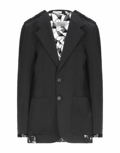 Maison Margiela Woman Blazer Black Polyester, Cotton, Polyamide Cover