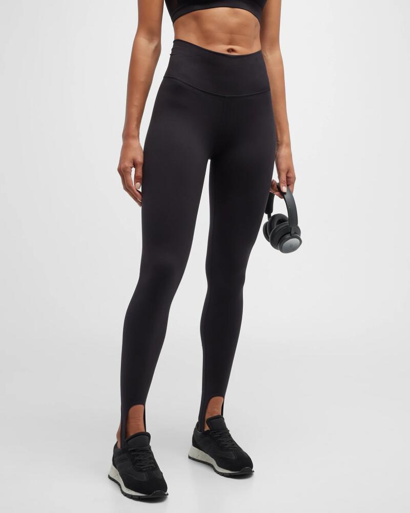 Terez Jet Black TLC Stirrup Leggings Cover