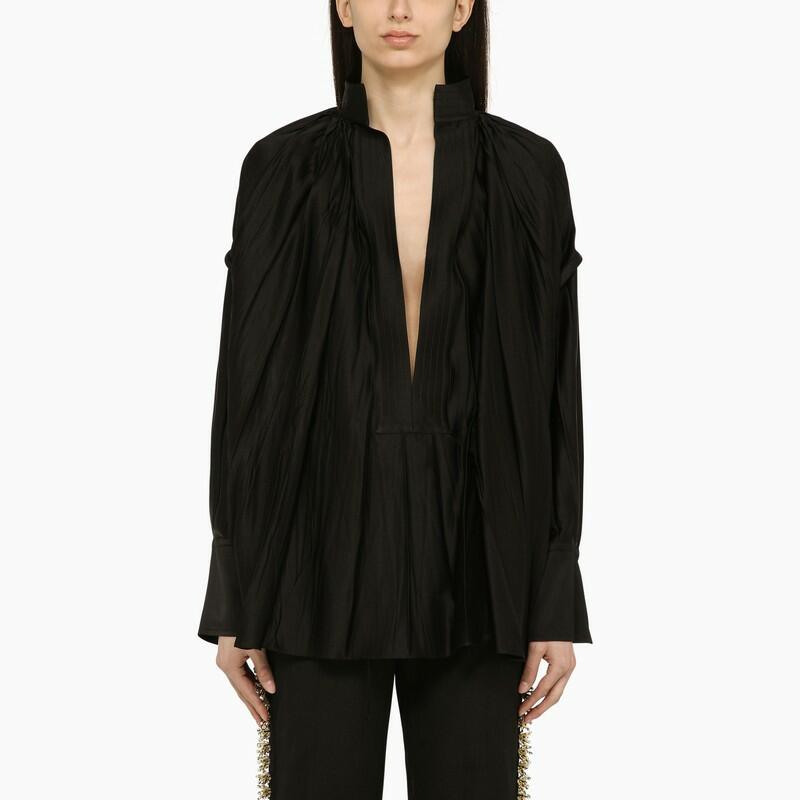 Ferragamo Black viscose caftan shirt Cover