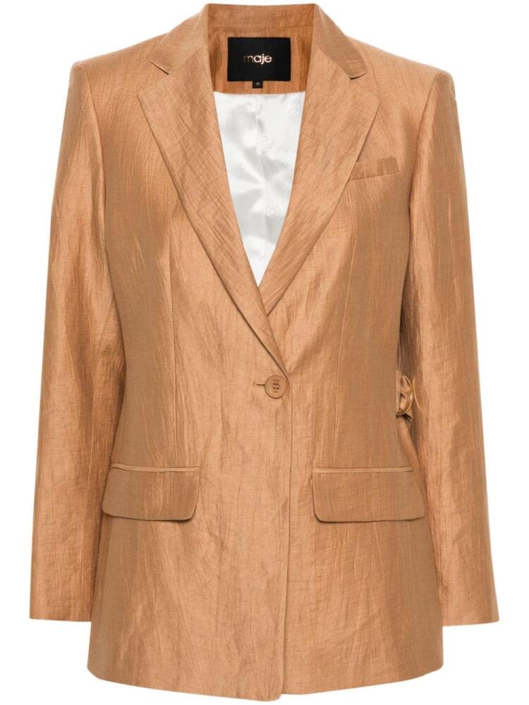 Maje single-breasted blazer - Neutrals Cover