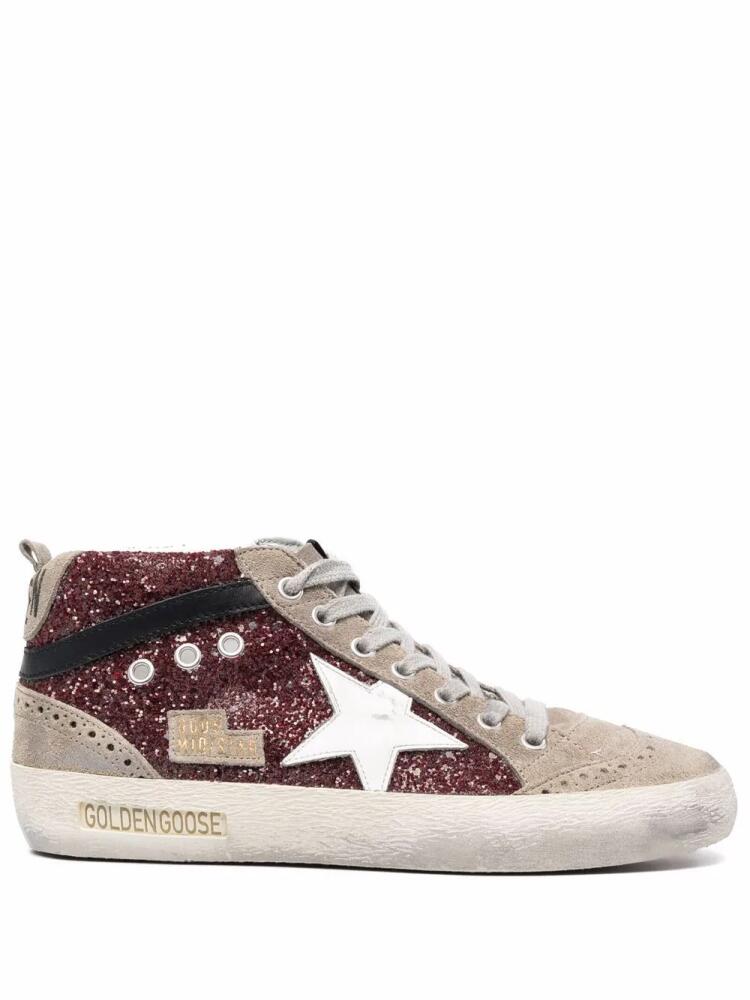 Golden Goose Mid Star high-top sneakers - Red Cover