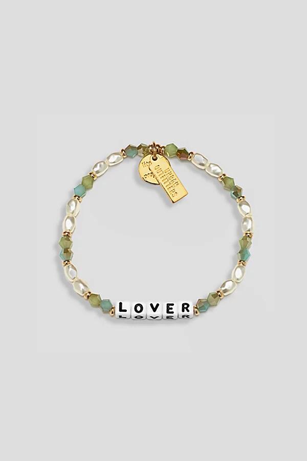 Little Words Project UO Exclusive Lover Beaded Bracelet in Green Cover