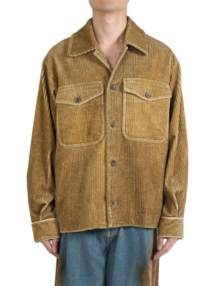 Uma Wang corduroy shirt jacket - Neutrals Cover