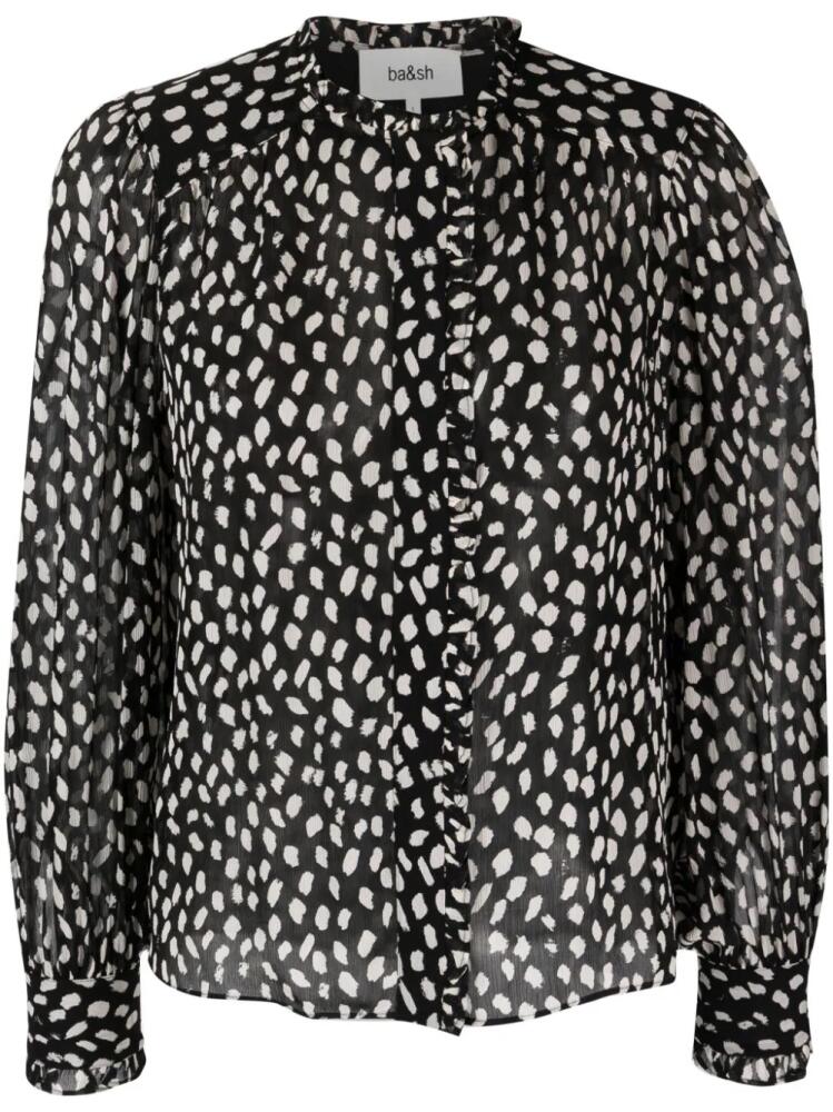 Ba&Sh Bingo graphic-pattern shirt - Black Cover