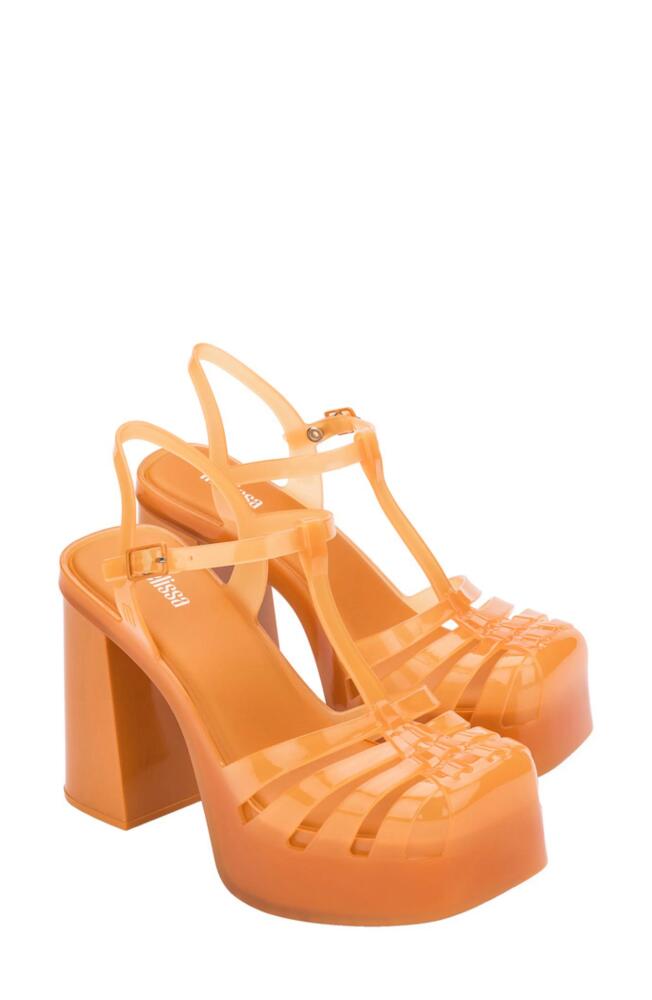 Melissa Party Platform Sandal in Orange Cover