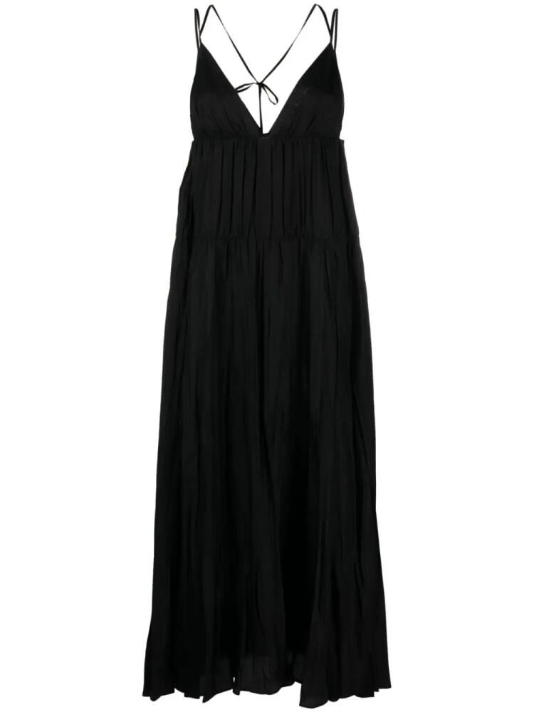 JOSEPH Darnley silk maxi dress - Black Cover