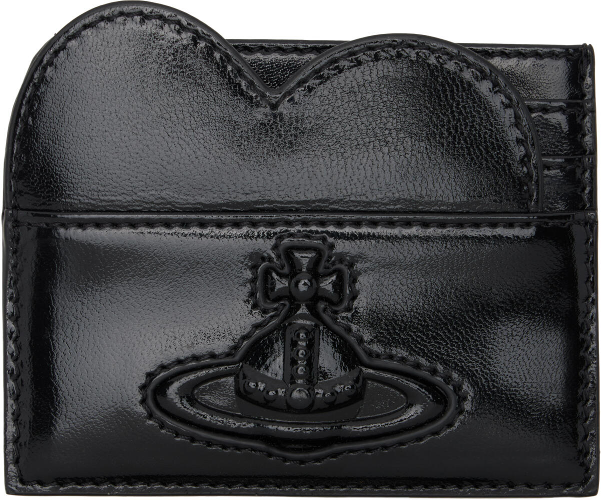 Vivienne Westwood Black Heart Card Holder Cover