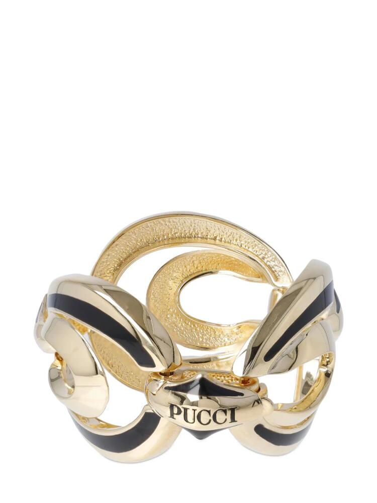 PUCCI Rombi Enameled Chain Bracelet Cover