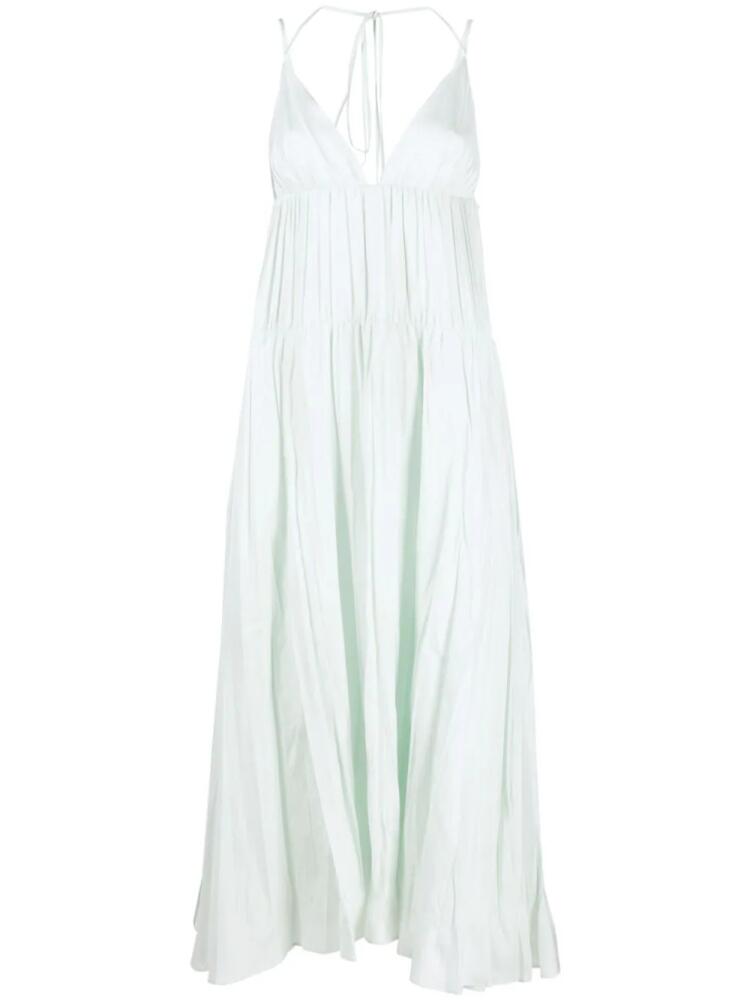 JOSEPH Darnley silk maxi dress - Green Cover