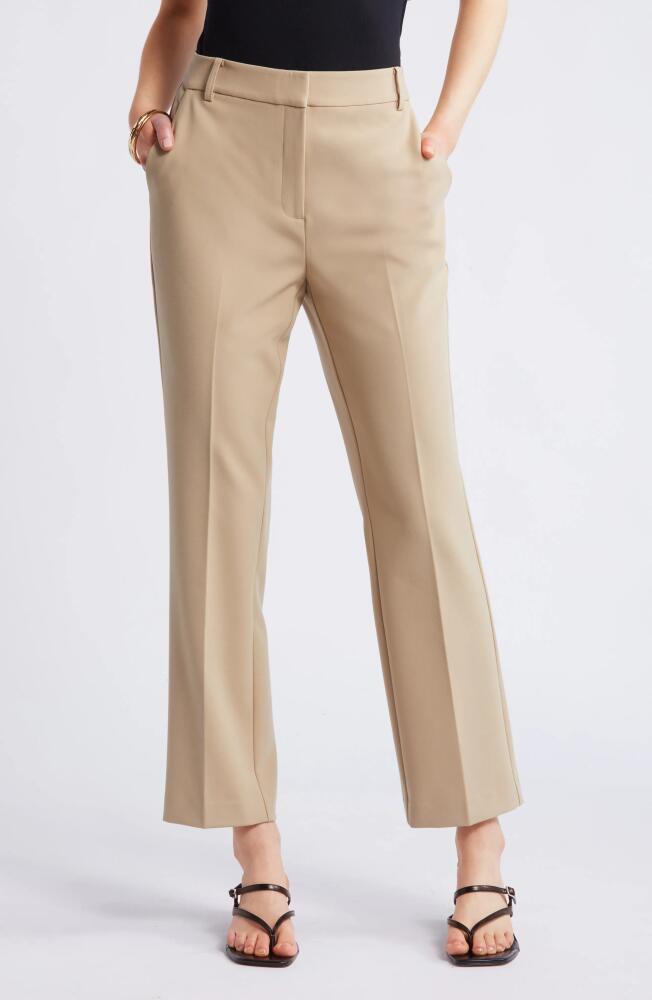 Nordstrom Bootcut Trousers in Tan Travertine Cover