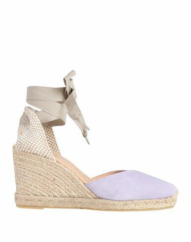 Mychalom Woman Espadrilles Lilac Soft Leather, Textile fibers Cover