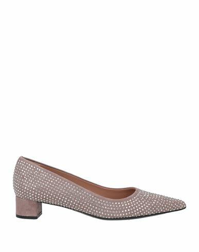 Eddy Daniele Woman Pumps Dove grey Soft Leather Cover