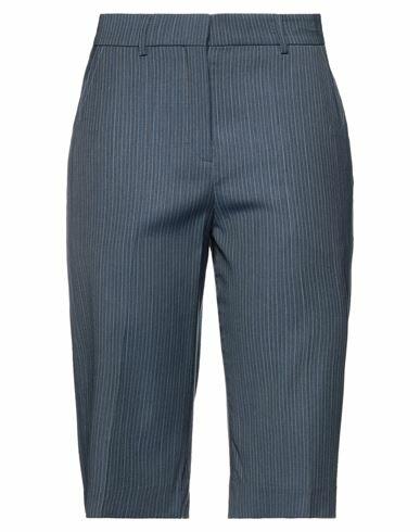 Cedric Charlier Woman Pants Slate blue Virgin Wool, Viscose, Elastane Cover