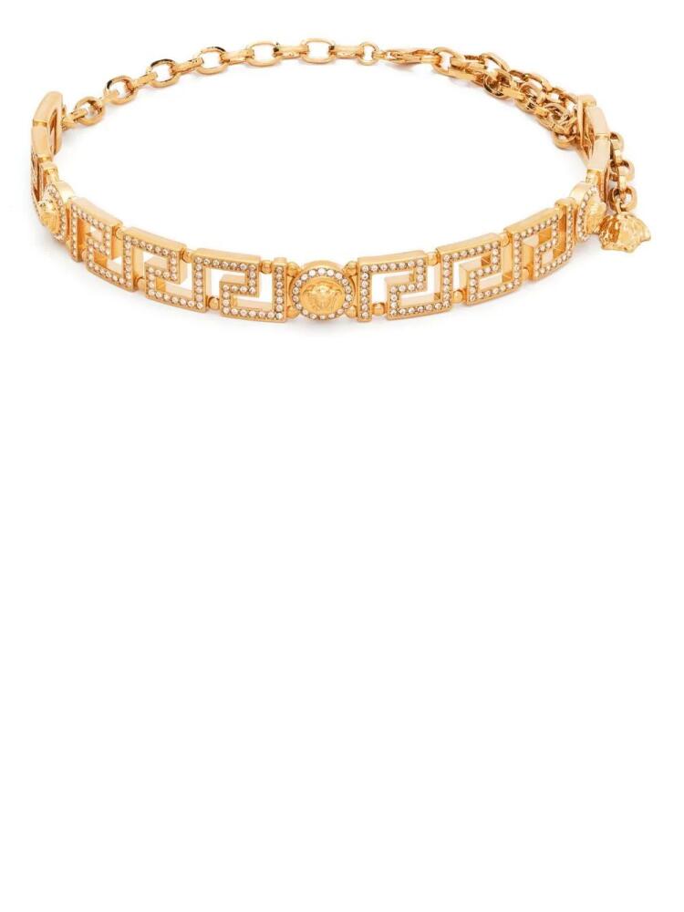 Versace Medusa Greca choker necklace - Gold Cover