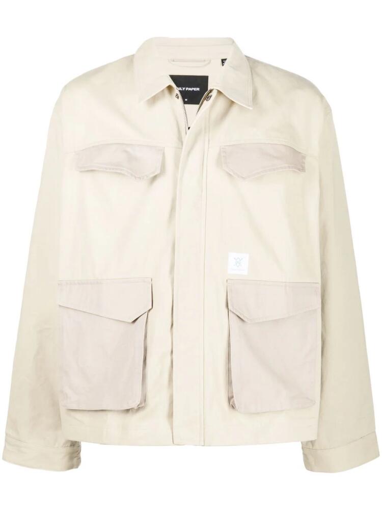 Daily Paper Mamun field jacket - Neutrals Cover