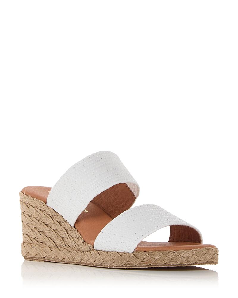 Andre Assous Women's Nori Espadrille Wedge Slide Sandals Cover