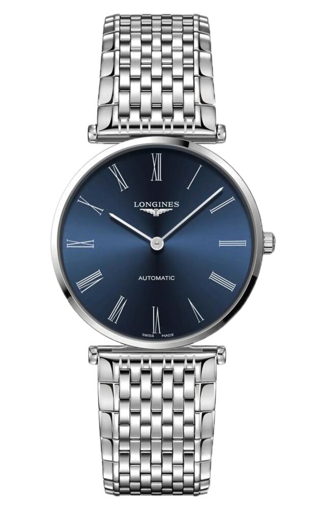 La Grande Classique de Longines Bracelet Watch, 38mm in Blue Cover