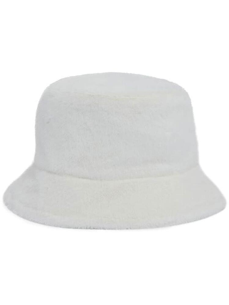 Apparis faux-fur bucket hat - White Cover