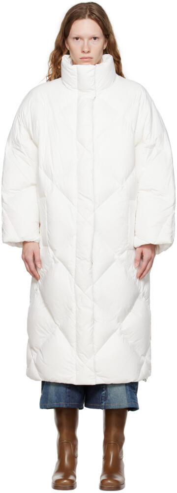 Stand Studio Off-White Anissa Down Coat Cover