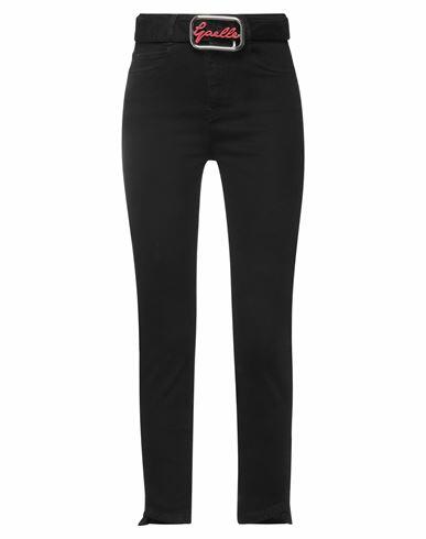 Gaëlle Paris Woman Jeans Black Cotton, Elastane Cover