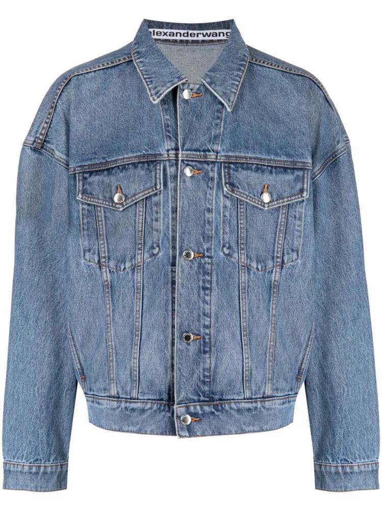 Alexander Wang Core denim trucker jacket - Blue Cover