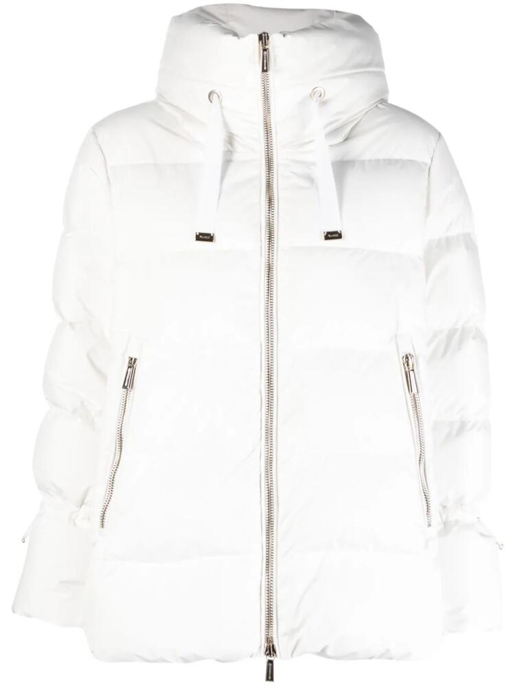 Moorer Gadia quilted padded jacket - White Cover