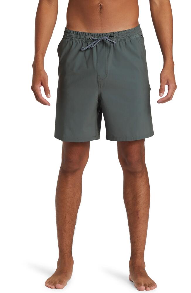 Quiksilver Taxer Amphibian 18 Water Repellent Recycled Polyester Board Shorts in Urban Chic Cover