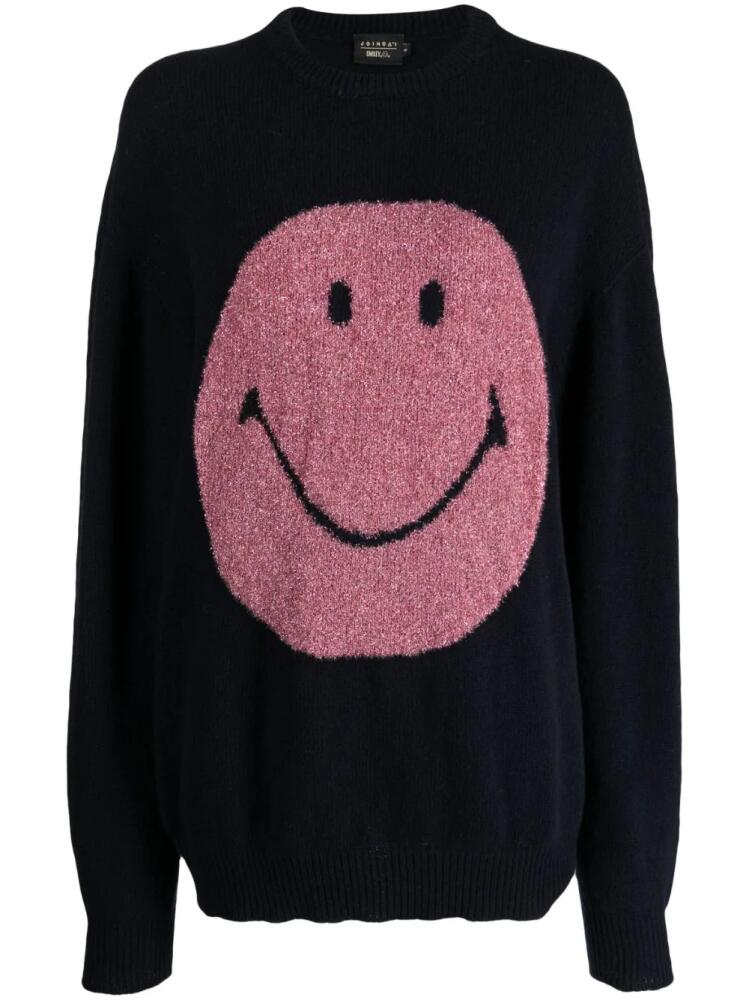 Joshua Sanders smiley face-motif jumper - Blue Cover