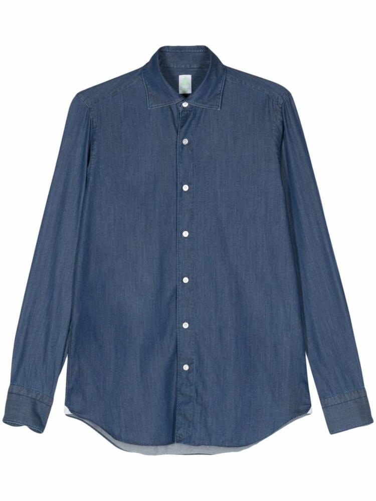 Finamore 1925 Napoli denim shirt - Blue Cover