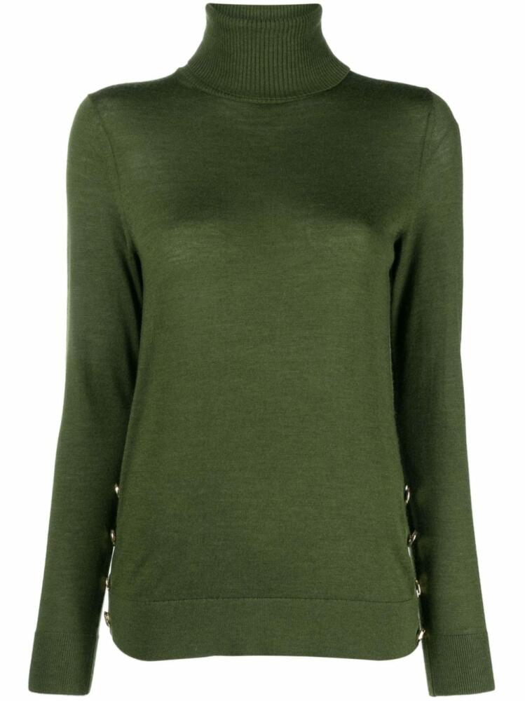 Michael Michael Kors decorative-button wool jumper - Green Cover