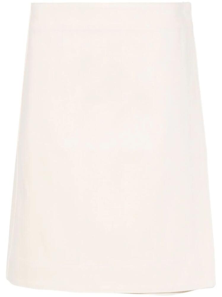 Sunnei reversible cotton skirt - Neutrals Cover