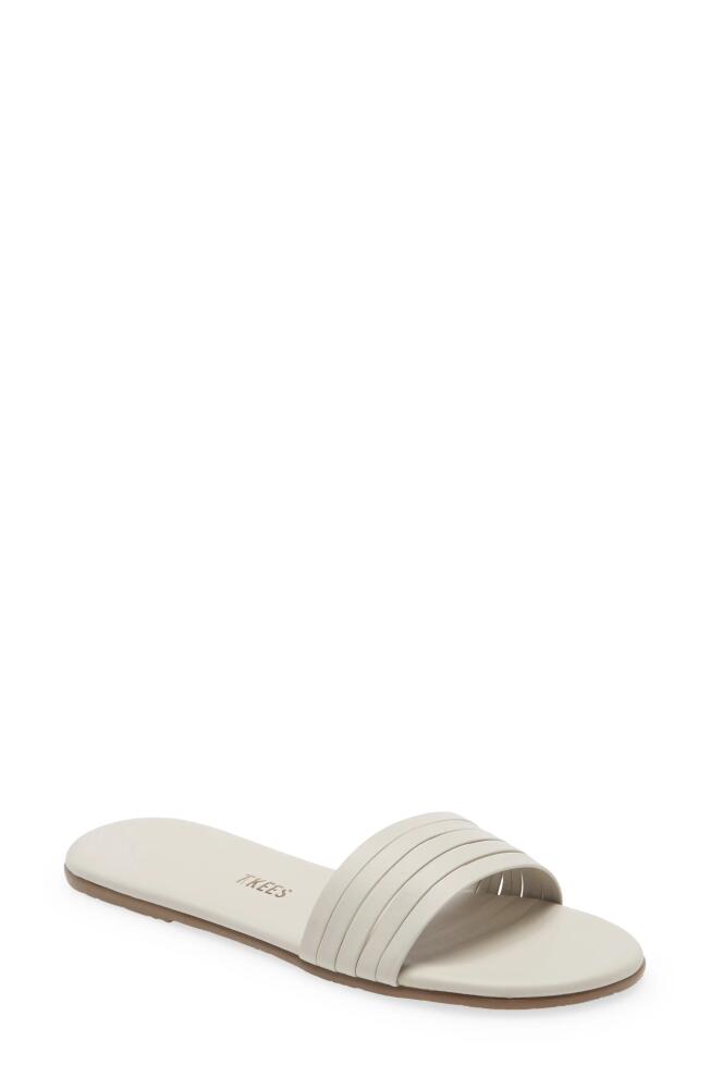 TKEES Austyn Slide Sandal in Stone Cover